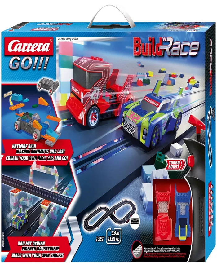 Carrera Go Build 'N Race 11.81' Electric Powered Slot Car Race Track Set - Mycitystee