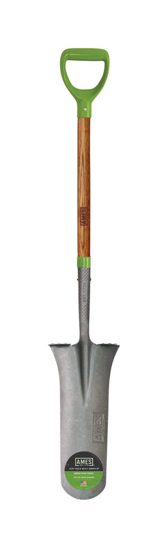 Ames 47 in. Steel Drain Spade Wood Handle - Mycitystee