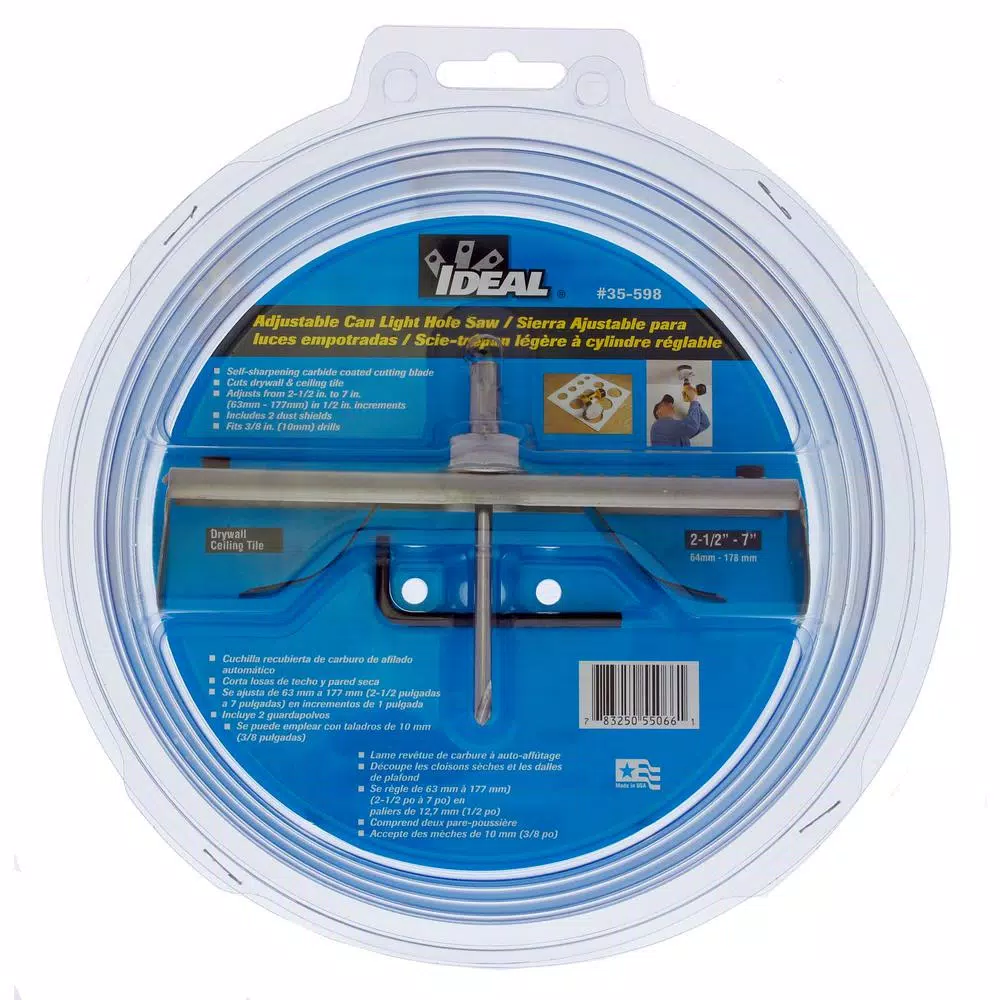 Ideal Adjustable Can Light Hole Saw and#8211; XDC Depot - Mycitystee