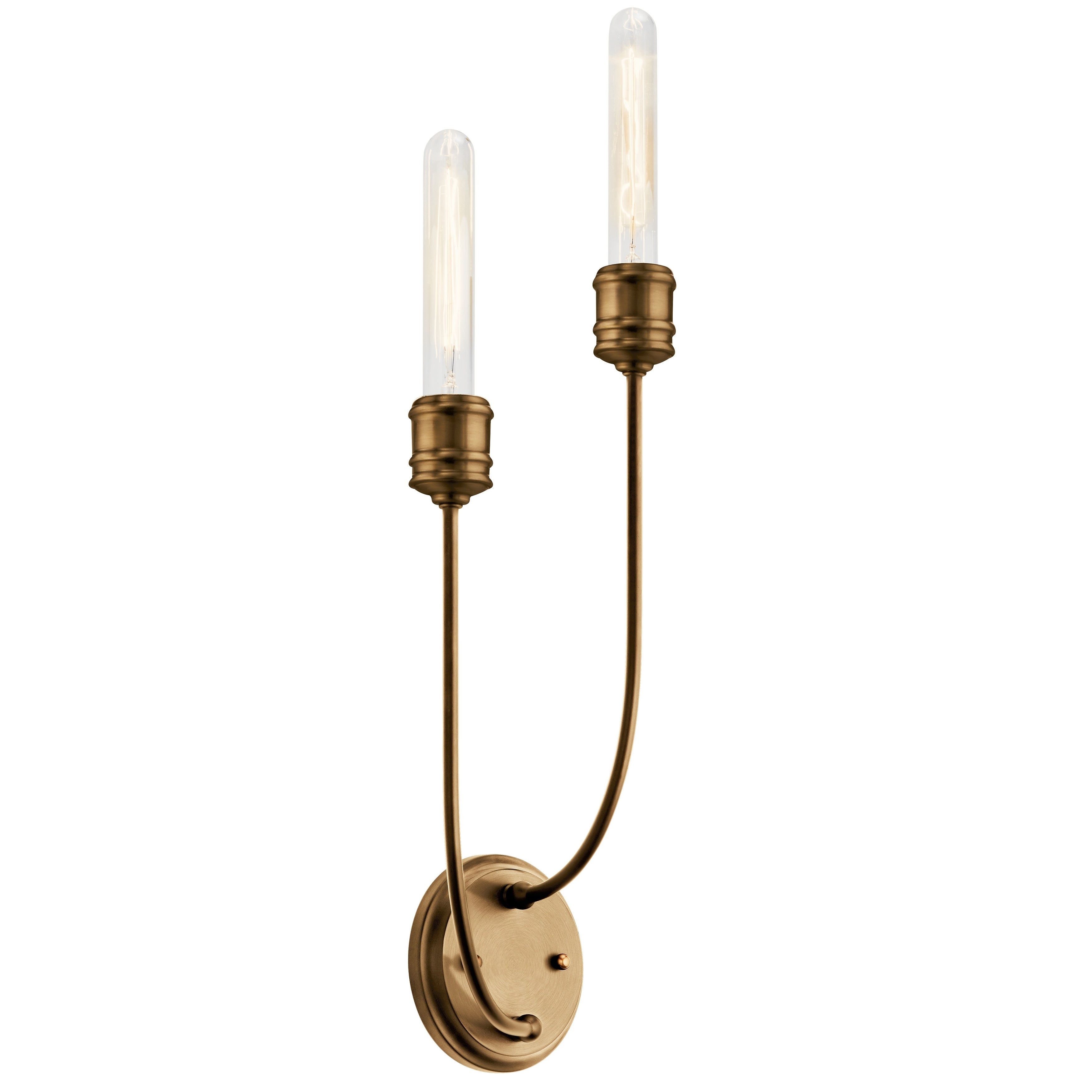 Kichler Lighting Hatton 2-Light Wall Sconce Satin Bronze - Mycitystee
