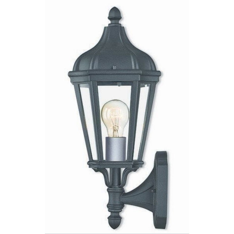 Livex Lighting 76182-14 Textured Black Aluminum 1-light Outdoor Wall Lantern Shopping - The Best Deals on Outdoor Wall Lanterns | 22457376 - Mycitystee
