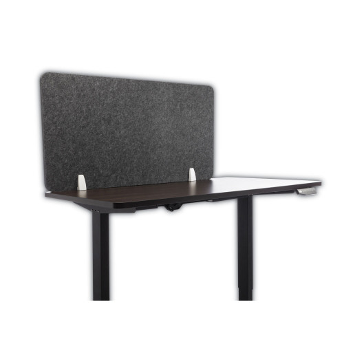 Lumeah Desk Screen Cubicle Panel and Office Partition Privacy Screen， 47 x 1 x 23.5， Polyester， Ash (LUDS48241A) - Mycitystee