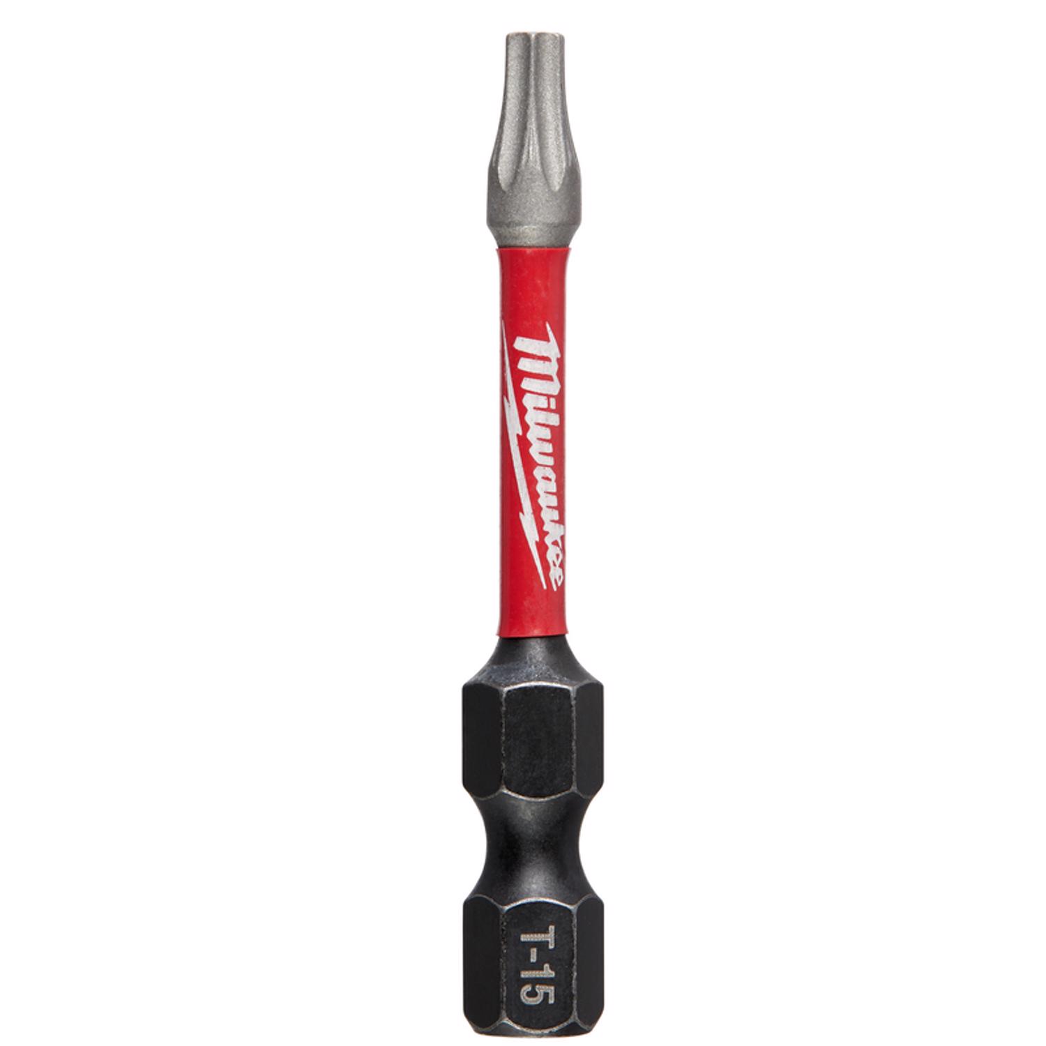 Milwaukee Shockwave Torx T15 X 2 in. L Screwdriver Bit Steel 1 pc - Mycitystee
