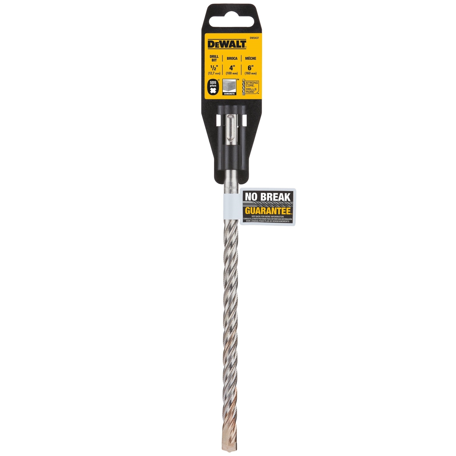 DeWalt 1/2 in. X 6 in. L Carbide Tipped Drill Bit 1 pc - Mycitystee