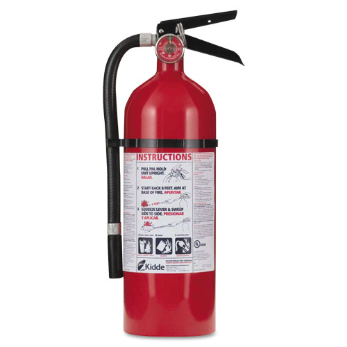 Kidde Pro 210 Fire Extinguisher， 2-A， 10-B:C， 4 lb (21005779) - Mycitystee