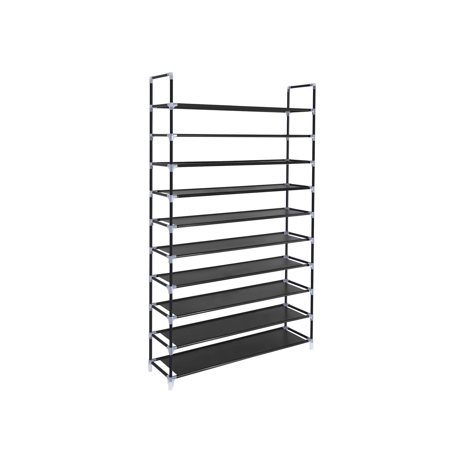 SONGMICS 10-Tier Shoe Rack for 50 PairsBlack - Mycitystee