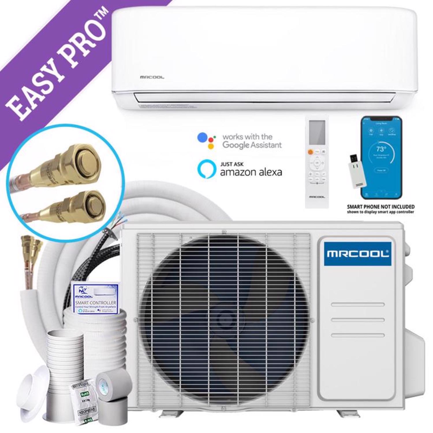 MrCool DIY Easy Pro 1 Zone 12000 BTU 18 SEER Ductless Mini Split Heat Pump - Mycitystee