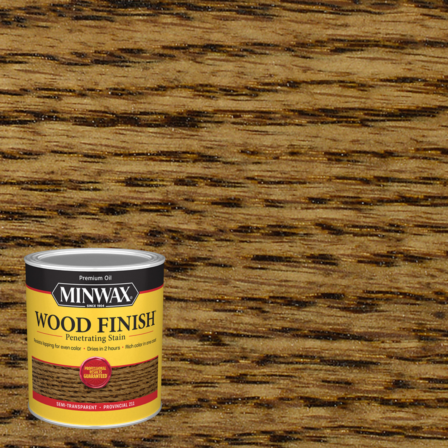 Minwax Wood Finish Semi-Transparent Provincial Oil-Based Penetrating Wood Stain 1 qt - Mycitystee