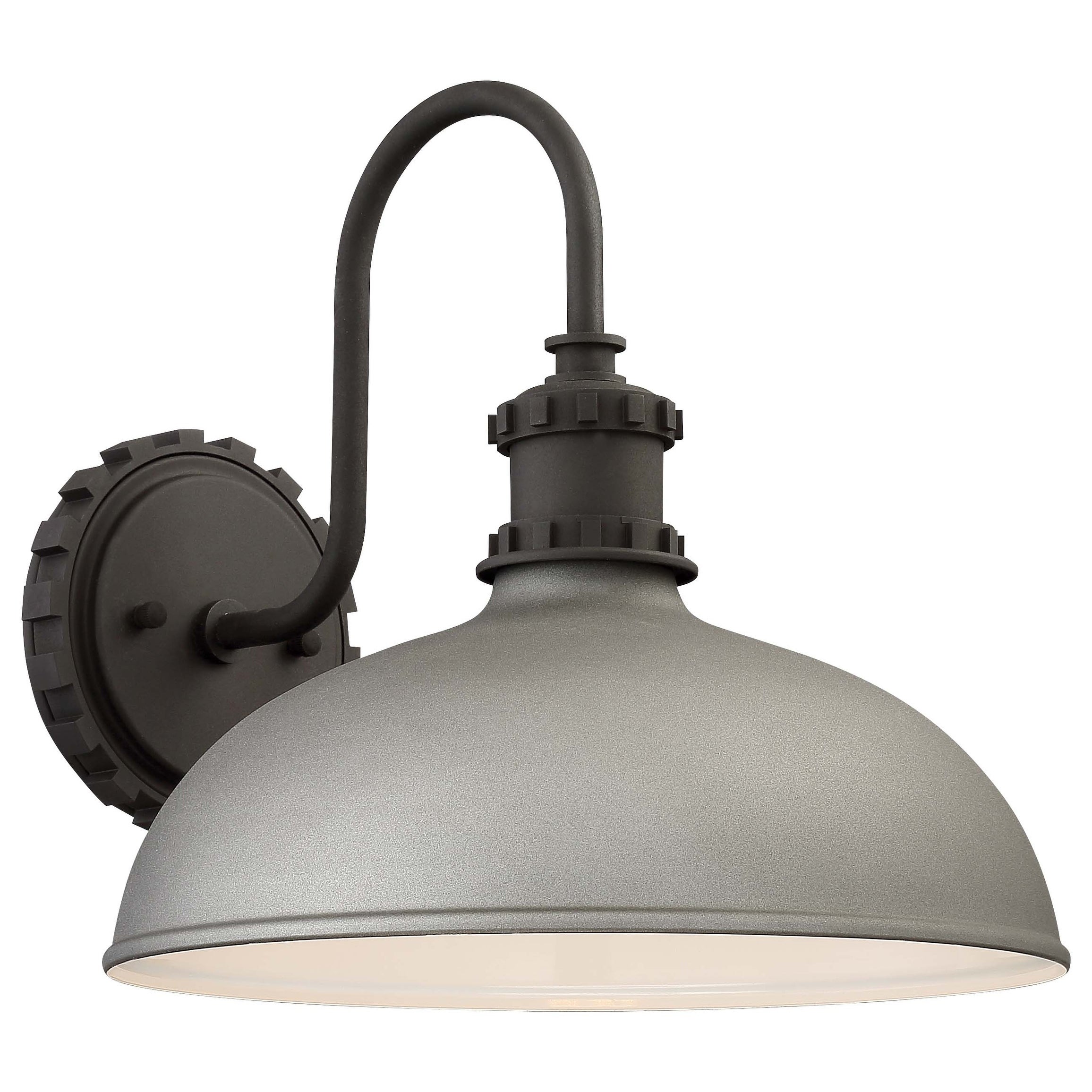 Minka Lavery Escudilla Outdoor Wall Mount - Silver Shopping - The Best Deals on Outdoor Barn Lights | 24212073 - Mycitystee