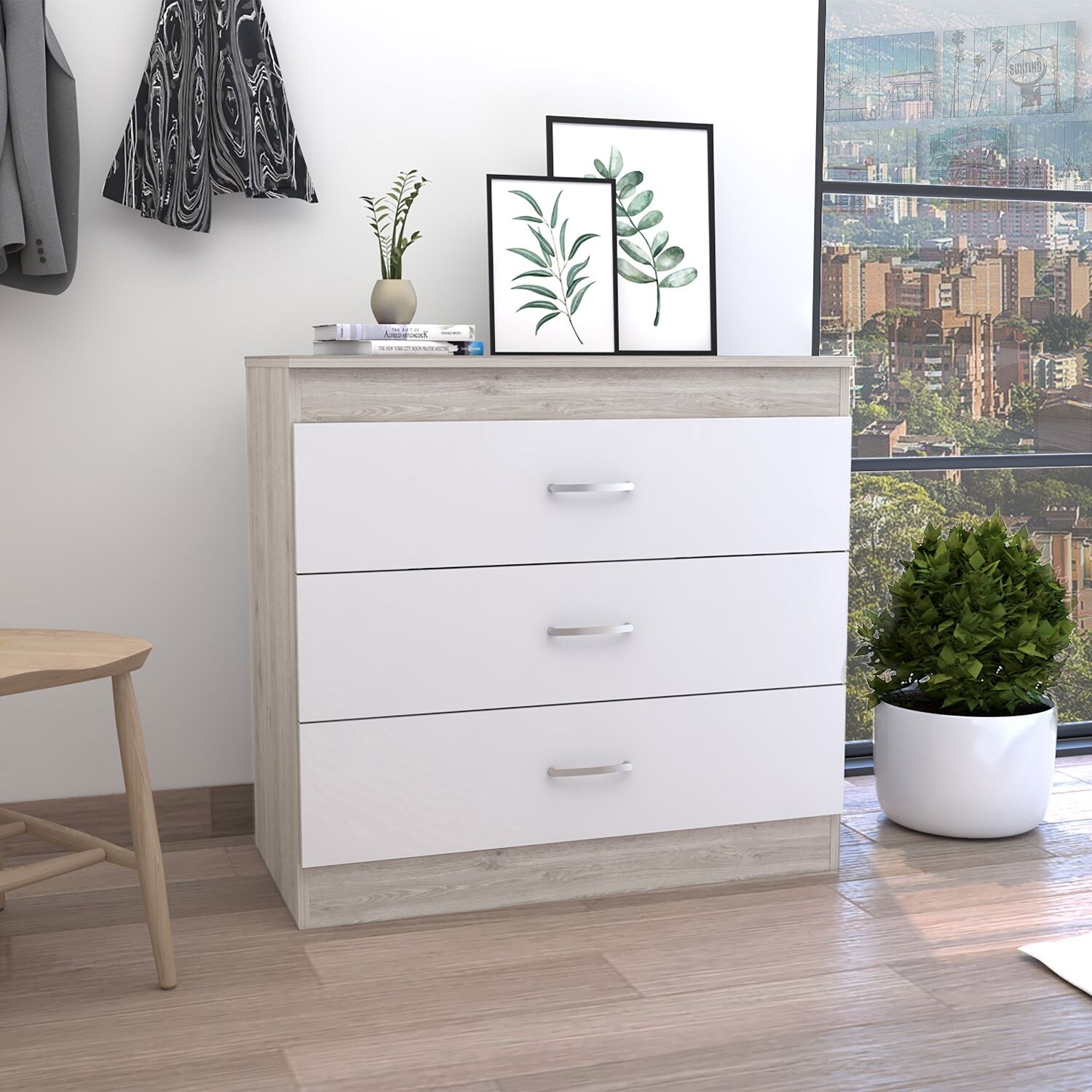 Zurich 3-Drawer Horizontal Dresser - - 34234665 - Mycitystee