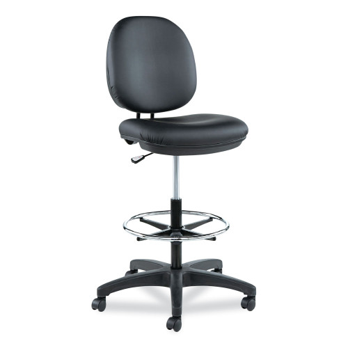 Alera Interval Series Swivel Task Stool， Supports Up to 275 lb， 23.93