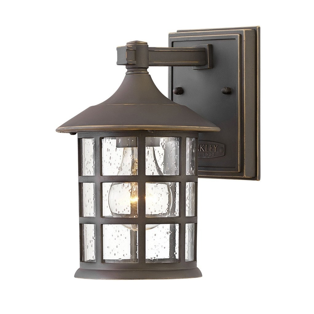 Hinkley Freeport 1-Light Outdoor Wall Mount Lantern in Oil Rubbed Bronze - Mycitystee