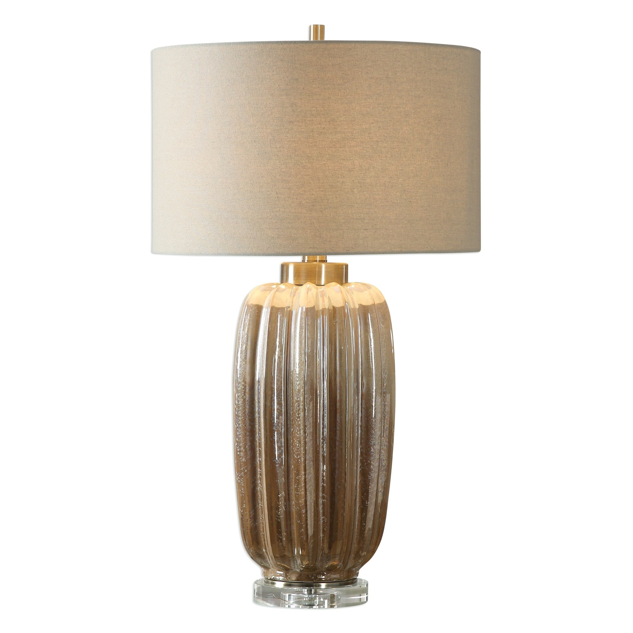Uttermost Gistova Rust Brown 1-light Table Lamp - Mycitystee