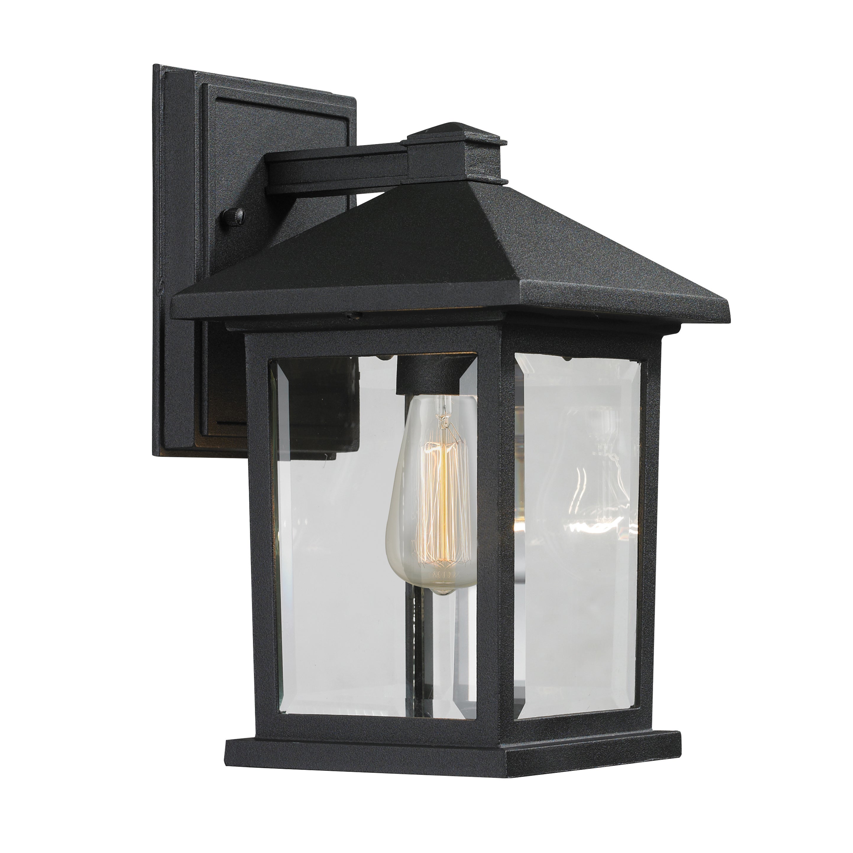 Avery Home Lighting Portland 1-Light Black Outdoor Wall Light Shopping - The Best Deals on Outdoor Wall Lanterns | 17111203 - Mycitystee