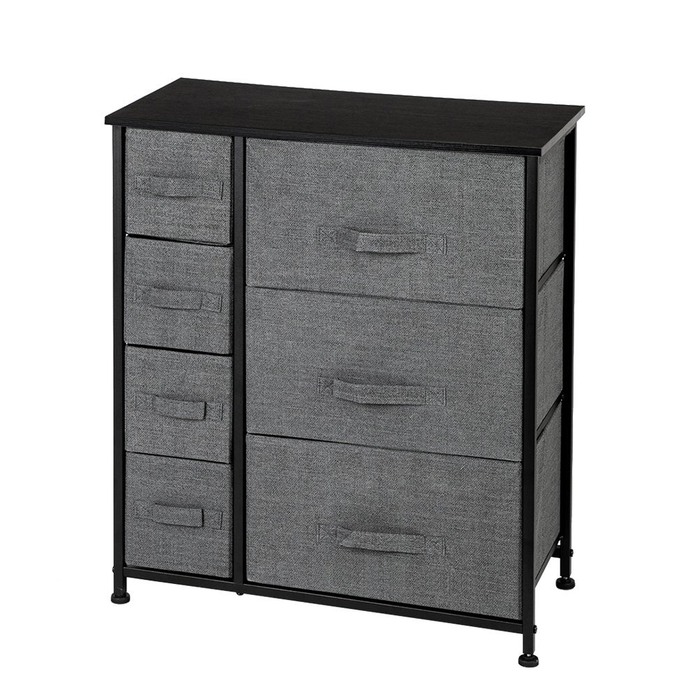 Dresser with 7 Drawers - Furniture Storage Tower Unit For Bedroom， Hallway， Closet， Office Organization - Steel Frame - - 37776888 - Mycitystee