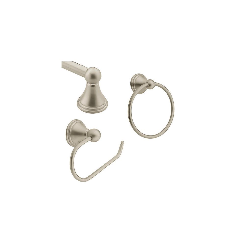 Moen Preston Brushed Nickel Csi 3 Piece Accessory Kit - Mycitystee