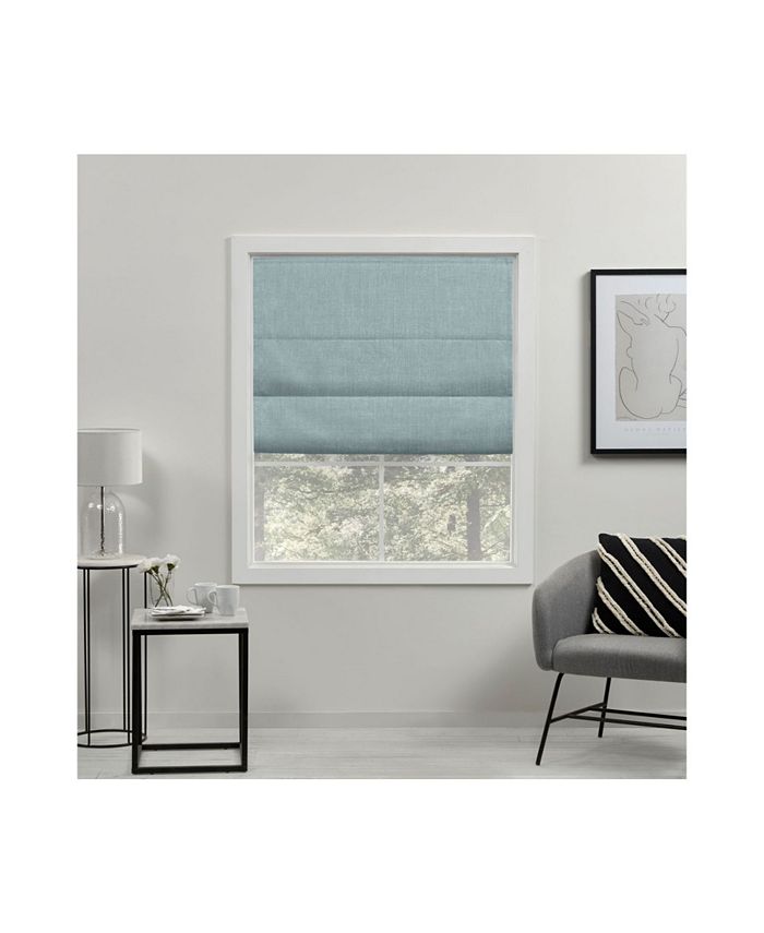 Exclusive Home Curtains Acadia Total Blackout Roman Shade， 64