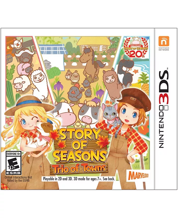 Marvelous Entertainment Story Of Seasons Trio Of Towns - 3DS - Mycitystee