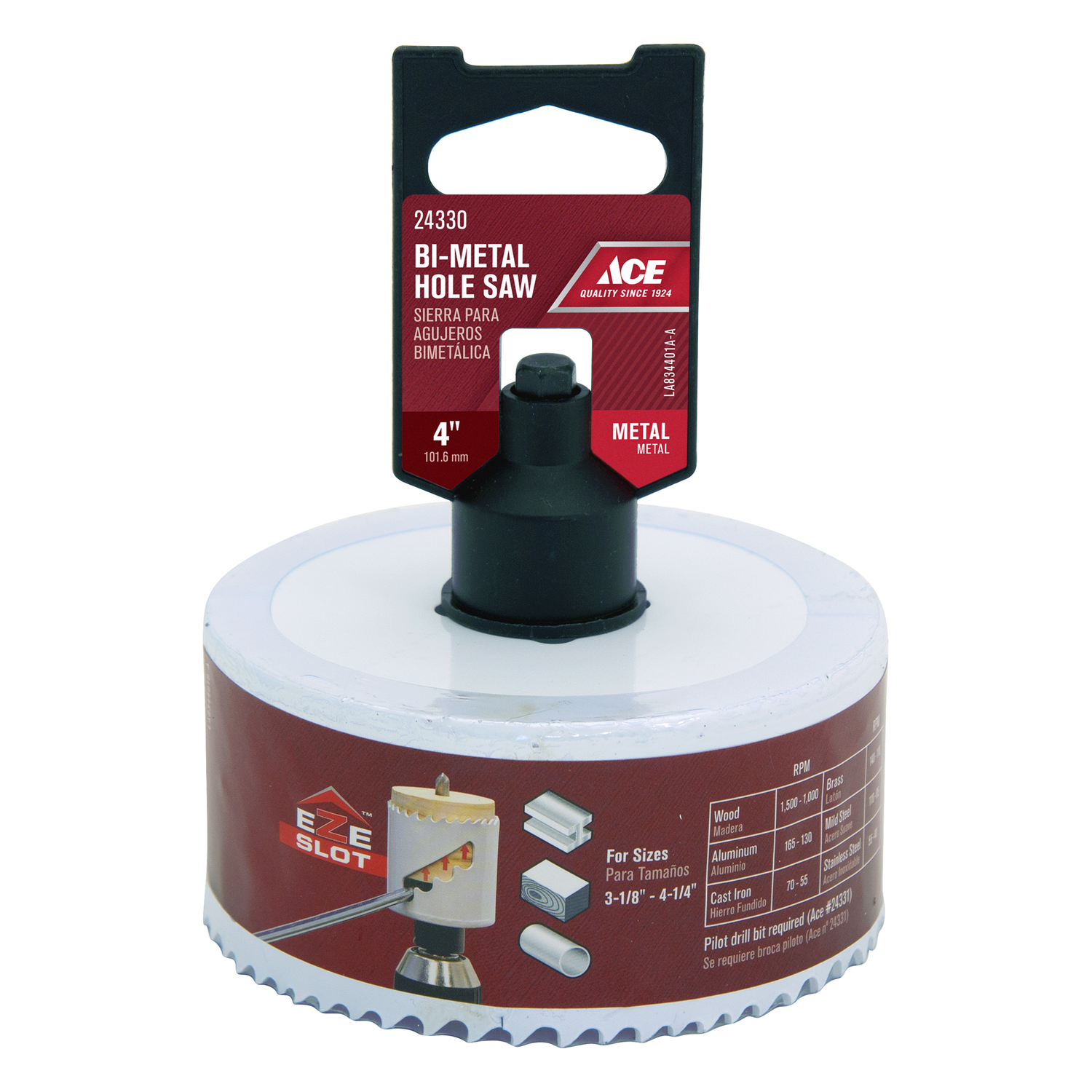 Ace 4 in. Bi-Metal Variable Pitch Hole Saw - Mycitystee
