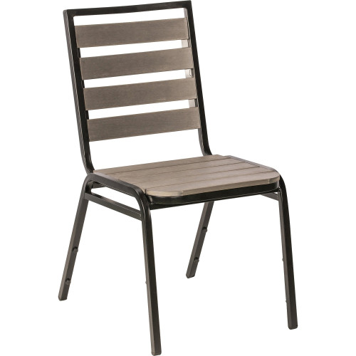 Lorell Charcoal Outdoor Chair (42687) - Mycitystee