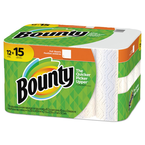Paper Towels， 2-ply， White， 45 Sheets/roll， 12 Rolls/carton (74697) - Mycitystee