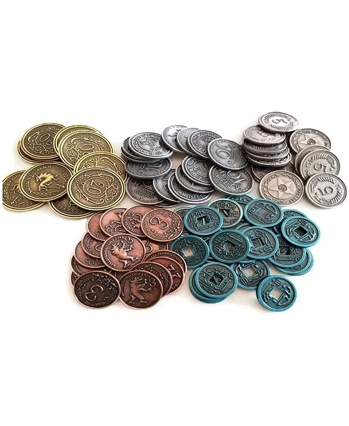 Stonemaier Games Scythe Metal Coins Scythe Board Game Accessory， Stonemaier Games - Mycitystee