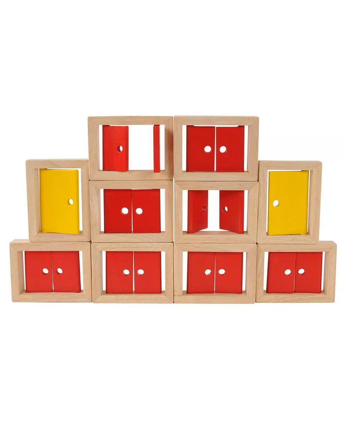 Marvel Education Company Wooden Doors and Windows - 10 Pcs - Mycitystee