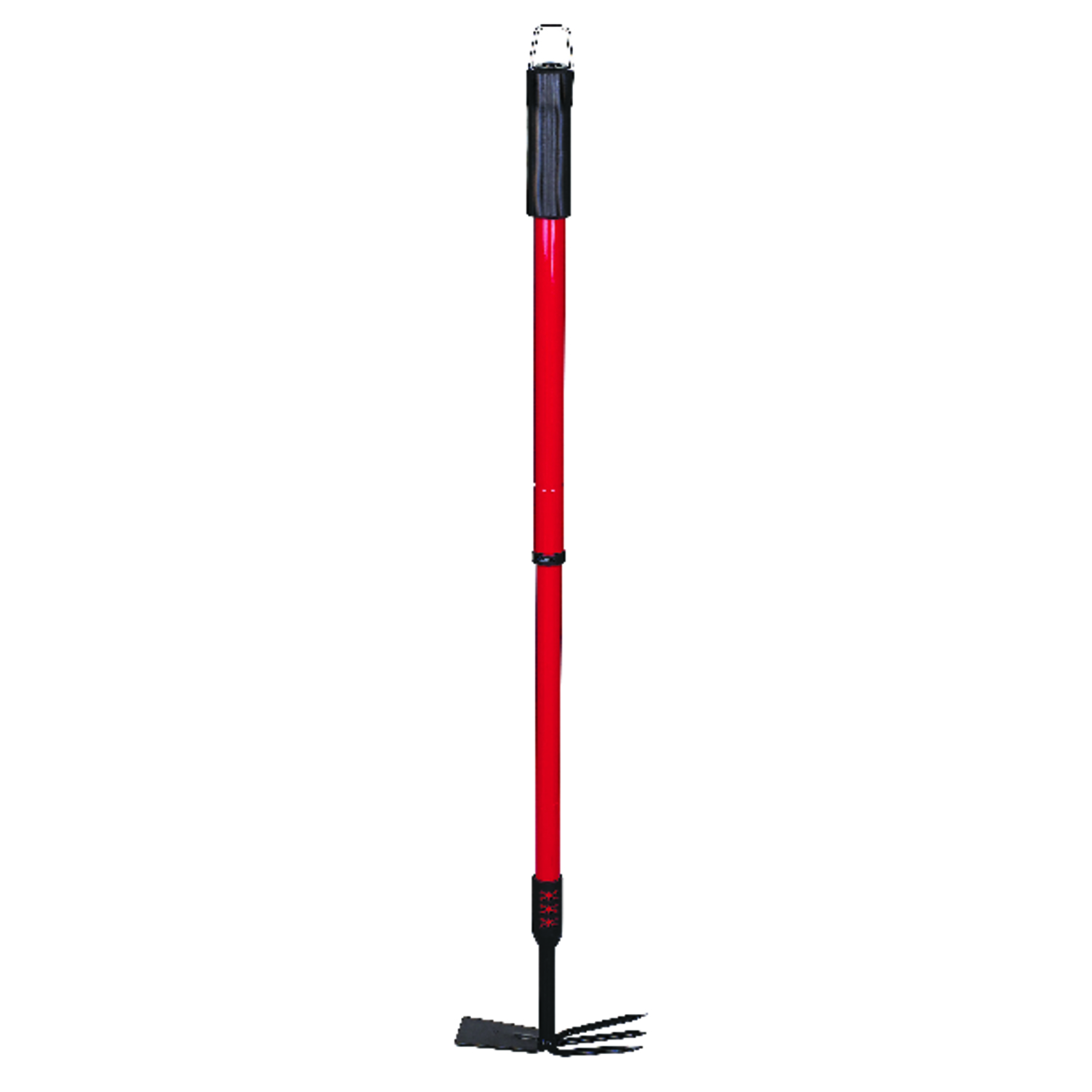 Bond 37 in. 3 Tine Steel Hoe Rake Steel Handle - Mycitystee