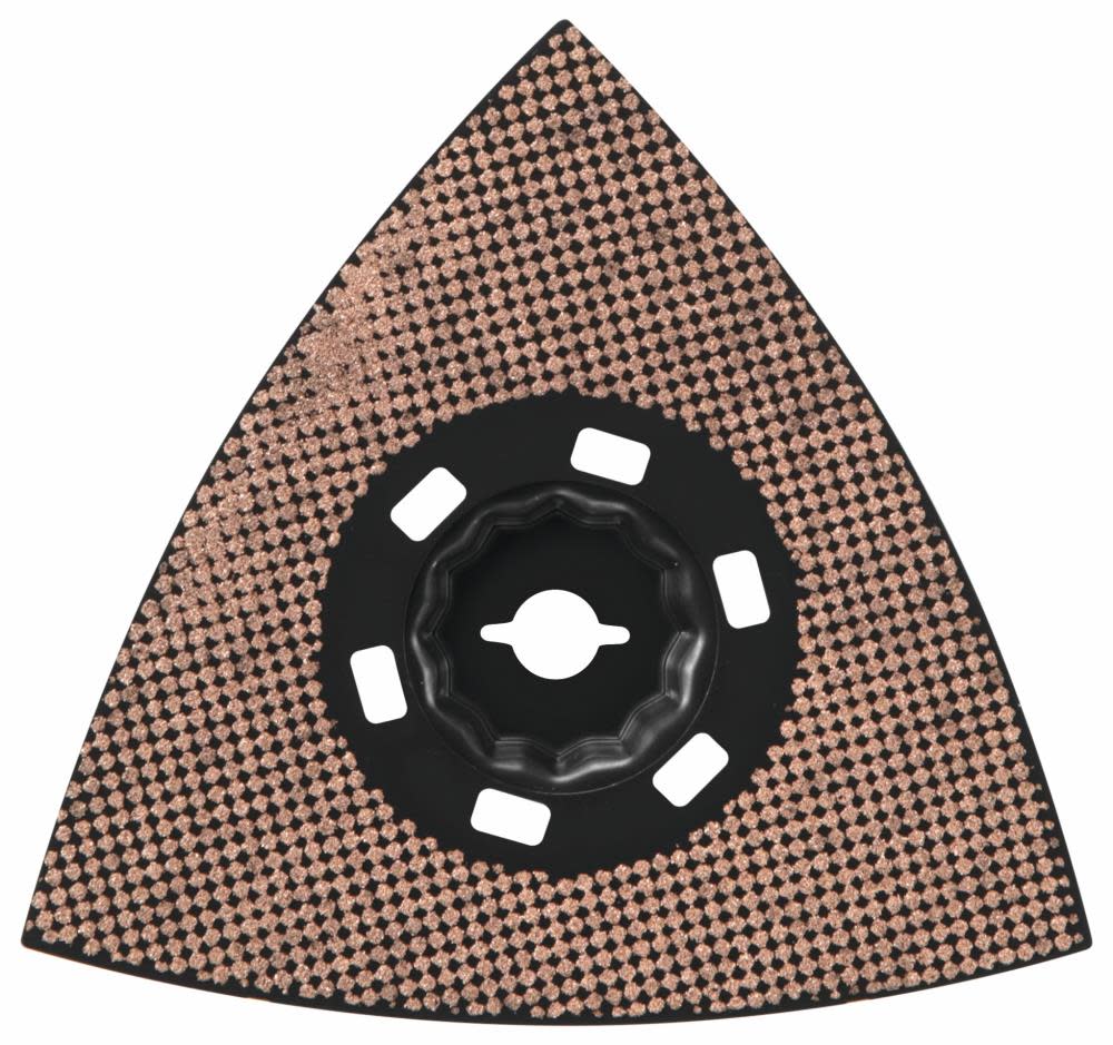 Bosch StarlockMax Oscillating Multi-Tool Carbide 100 Grit Delta Sanding Pad OSM450CR10 from Bosch - Mycitystee