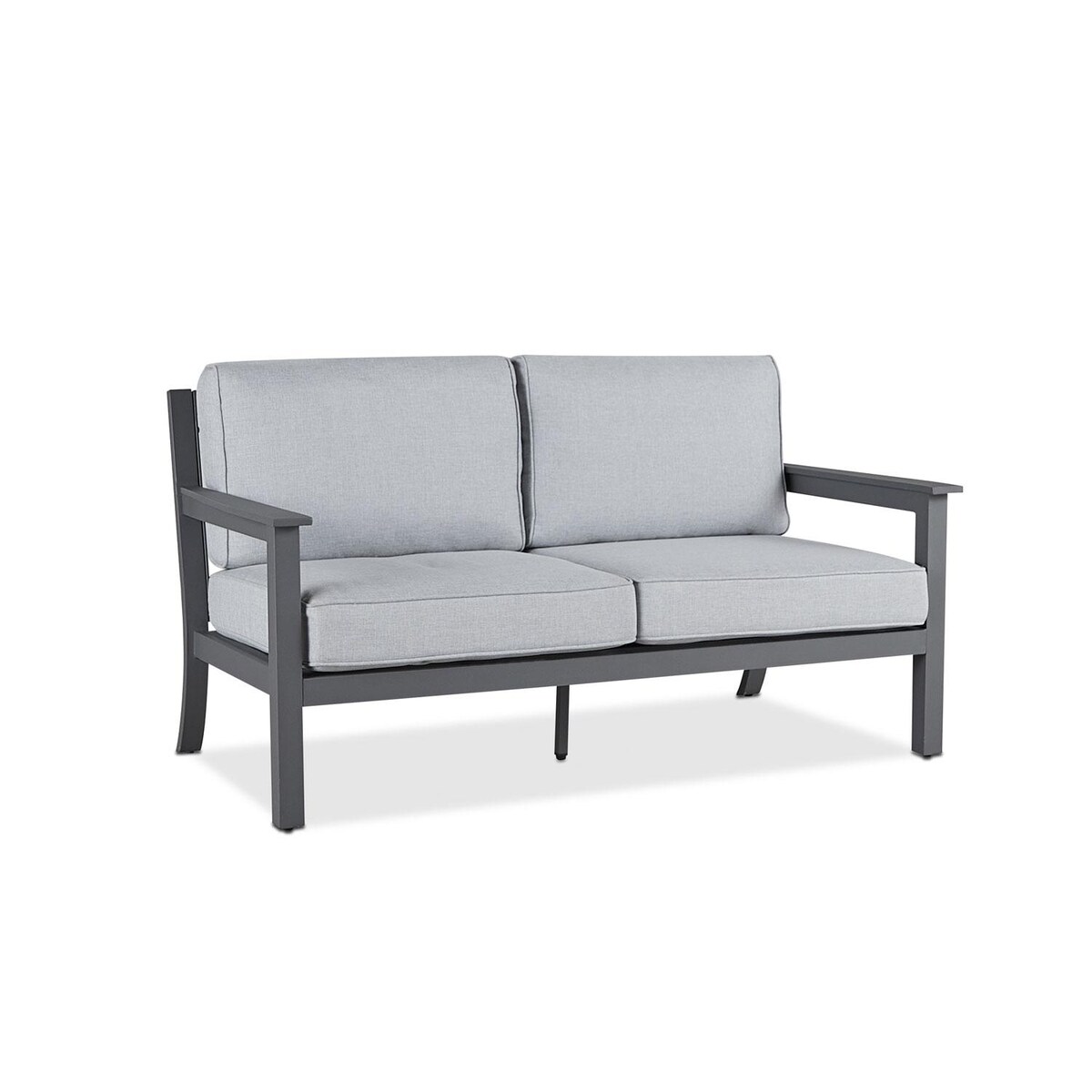 Lakeview Cabin Way Aluminum Loveseat Sofa - Mycitystee