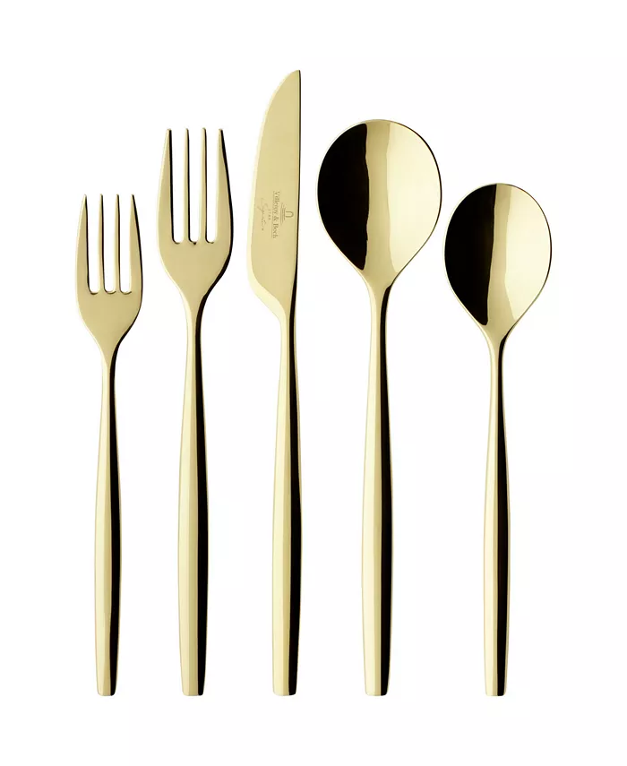 Villeroy Boch  Metro Chic Dor Flatware 5 Piece Place Setting - Mycitystee