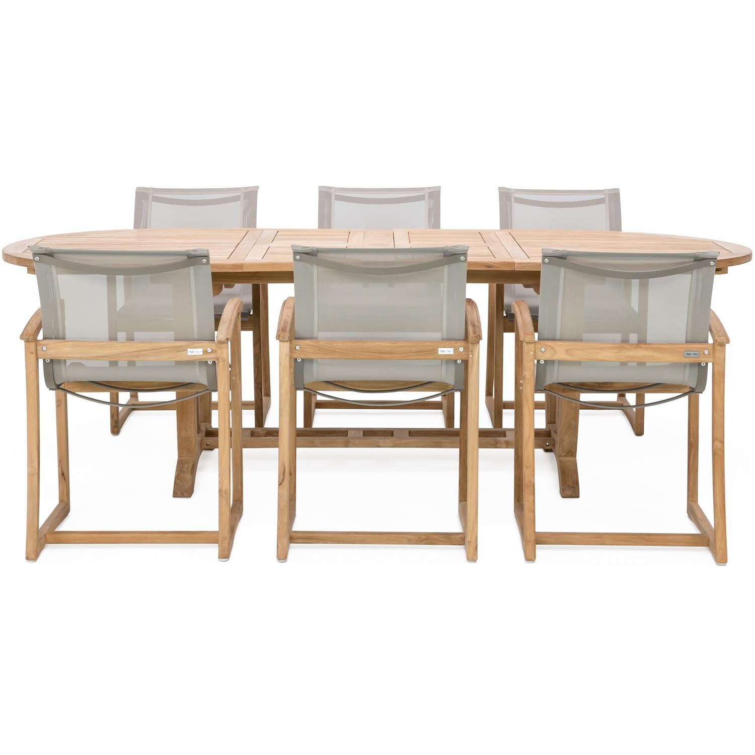 Signature Candleview 7-Piece Dining Set W/ 67/94-Inch Expansion Table - Mycitystee