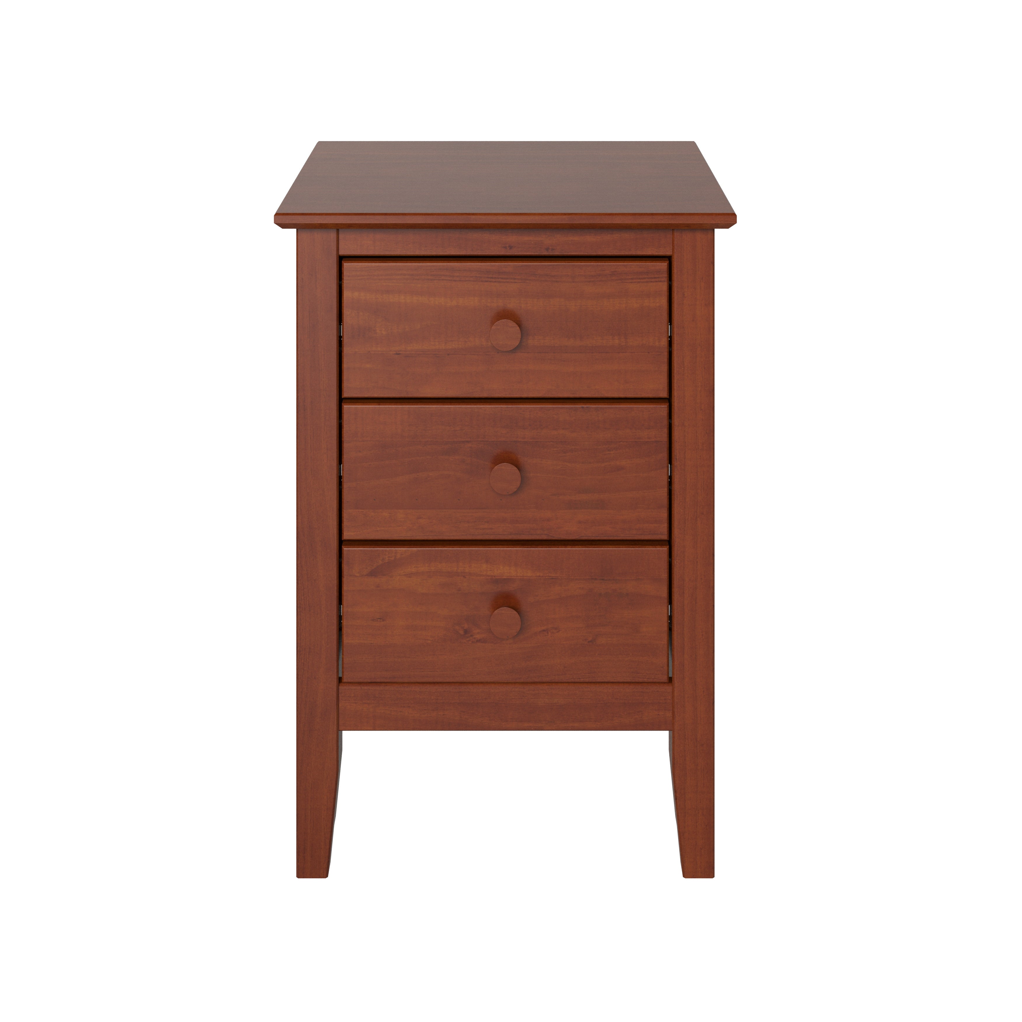 Adeptus Solid Wood Easy Pieces 3 Drawer End Table Pecan - - 37177993 - Mycitystee