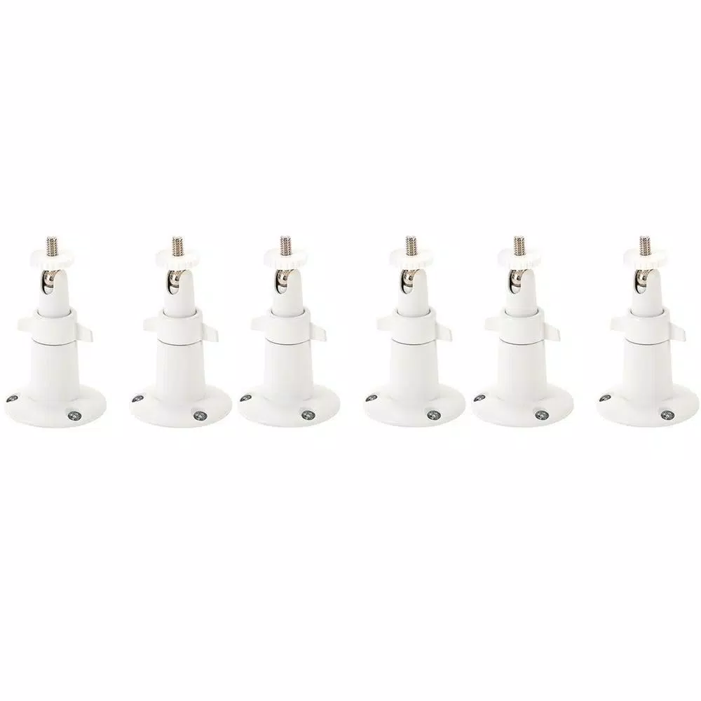 Wasserstein White Security Wall Mount for Arlo/Arlo Pro (6-Pack) and#8211; XDC Depot - Mycitystee