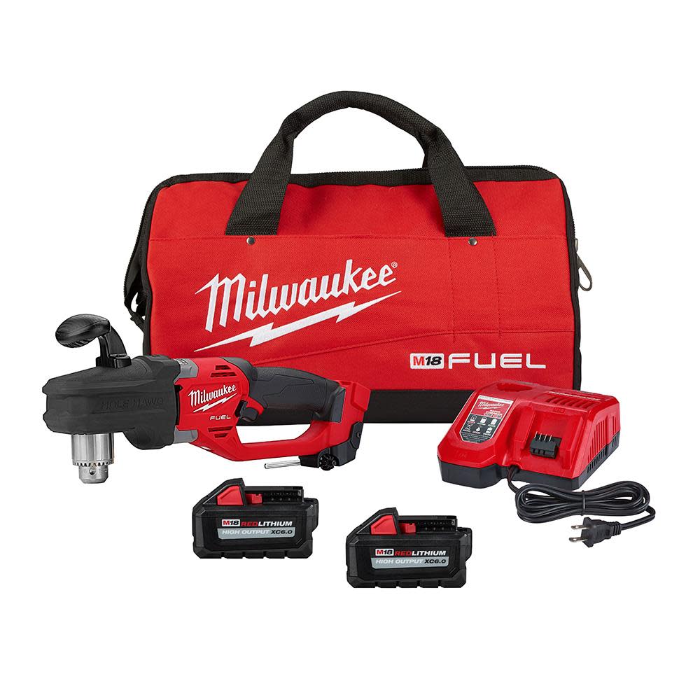 Milwaukee M18 FUEL Hole Hawg 1/2 in. Right Angle Drill - 6.0 Kit 2807-22 from Milwaukee - Mycitystee