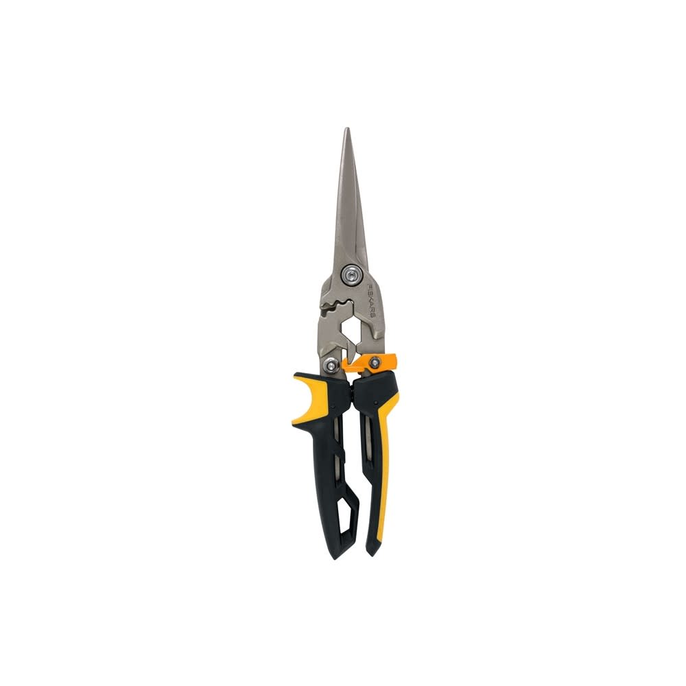 Fiskars Steel Blade Long Cut Aviation Snip with Softgrip Handle - Mycitystee