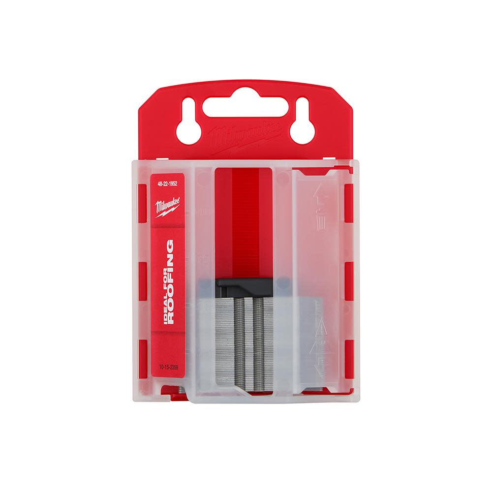 Milwaukee 50-Piece Hook Utility Knife Blades with Dispenser 48-22-1952 from Milwaukee - Mycitystee