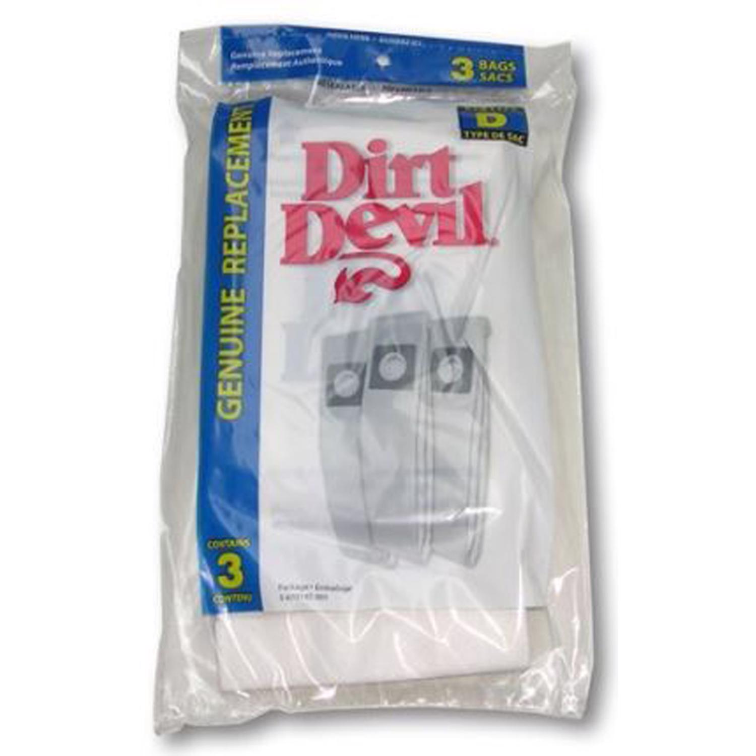 Dirt Devil Vacuum Bag For Featherlite， Lite， Lite Plus and Sensation 3 pk - Mycitystee