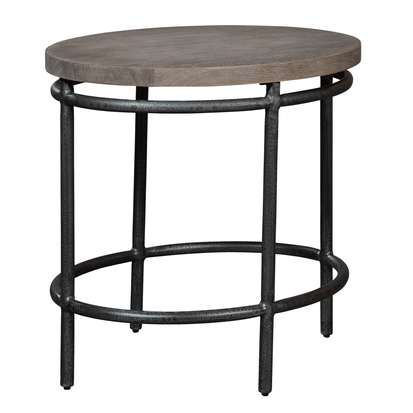 Oval Solid Wood End Table - Sedona - Mycitystee