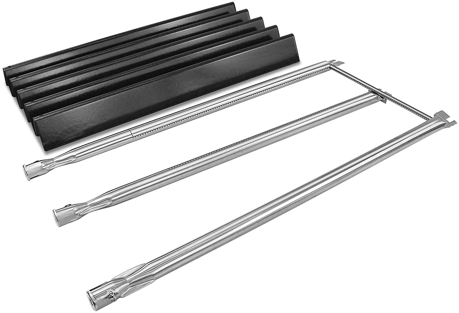 Burner Tube 7508 + Flavorizer Bars 7536 Kit for Weber Genesis Gold B, Genesis Gold C (2002 & Newer Model Years) - Mycitystee
