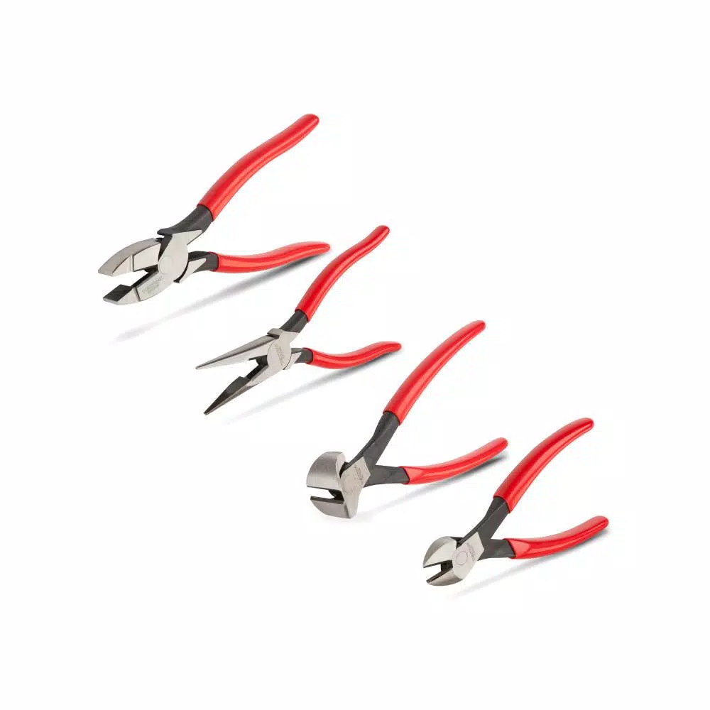 TEKTON Diagonal， End， Linemans， Long Nose Pliers Set (4-Piece) and#8211; XDC Depot - Mycitystee