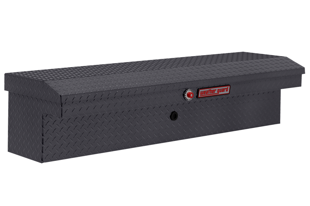 Weather Guard 56 Low Profile Lo-Side Truck Tool Box Aluminum Gray - Mycitystee