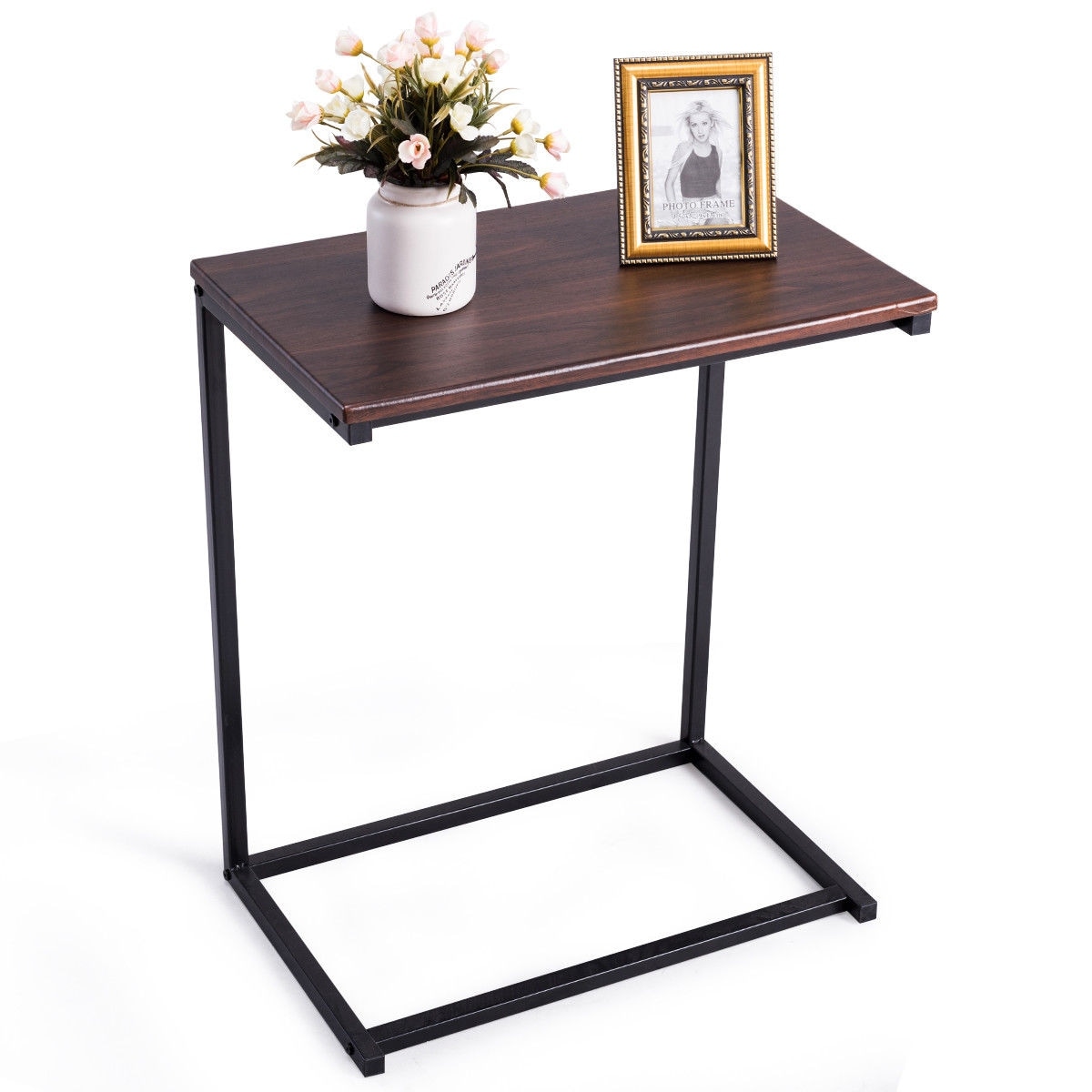 Gymax Laptop Holder End Stand Desk Table Home Office Furniture - 22''X14''X26'' - Mycitystee