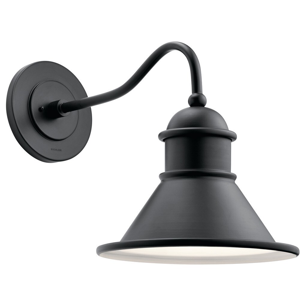 Kichler Lighting Northland Collection 1-light Black Outdoor Wall Sconce Shopping - The Best Deals on Outdoor Barn Lights | 20917824 - Mycitystee