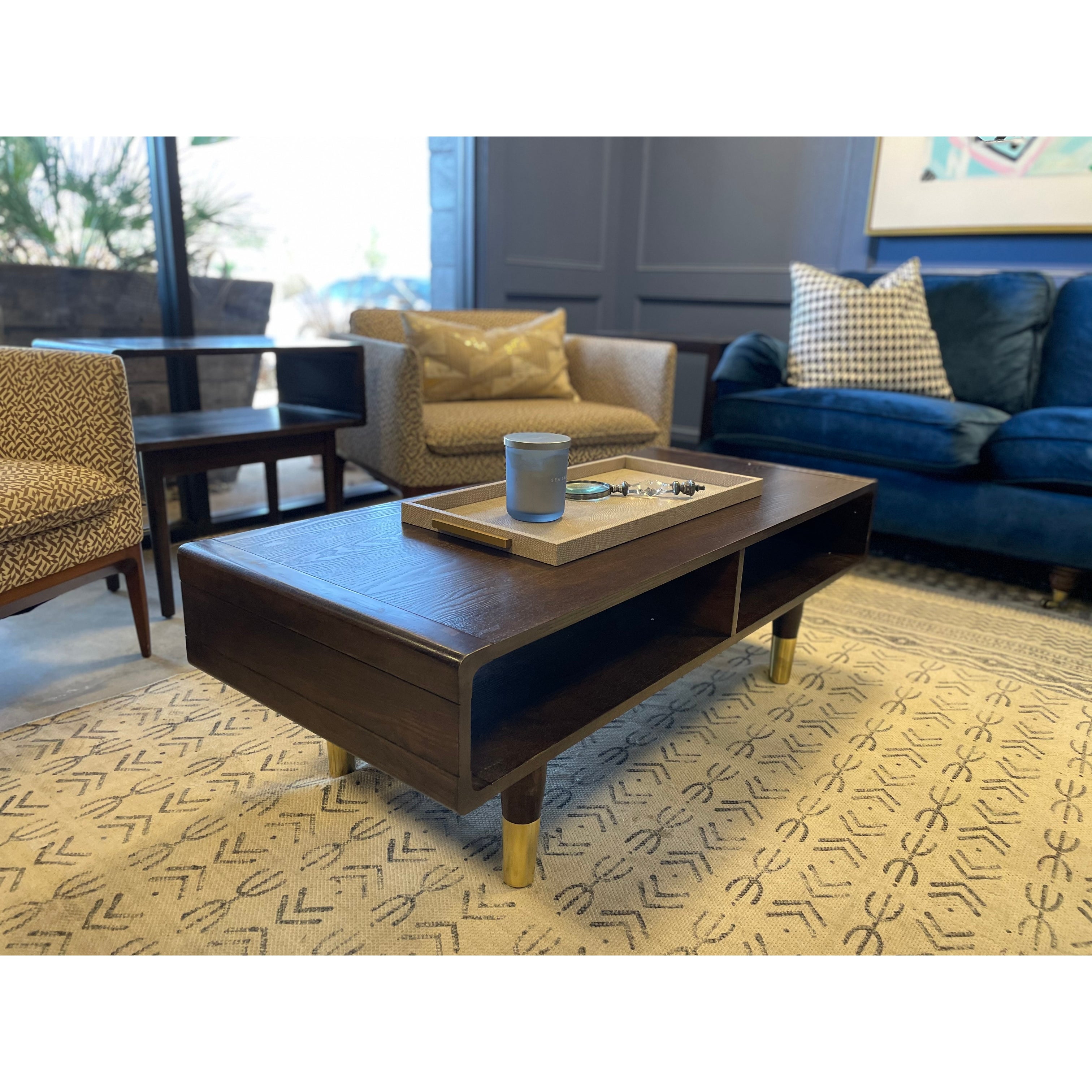 Posh Pollen Diego Mid-Century Coffee Table - Mycitystee