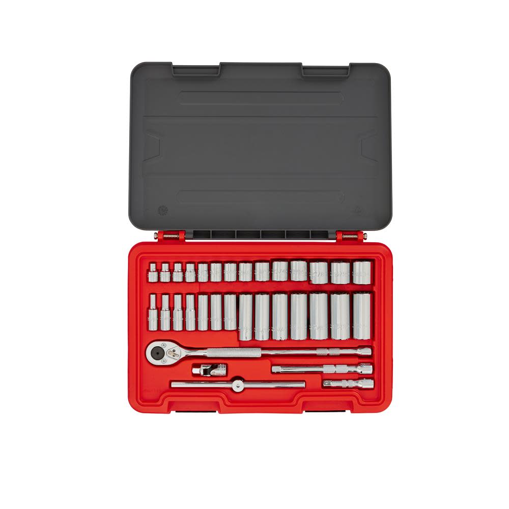 Proto Socket Set 3/8 DR 63pc SAE and MM 6pt - Mycitystee