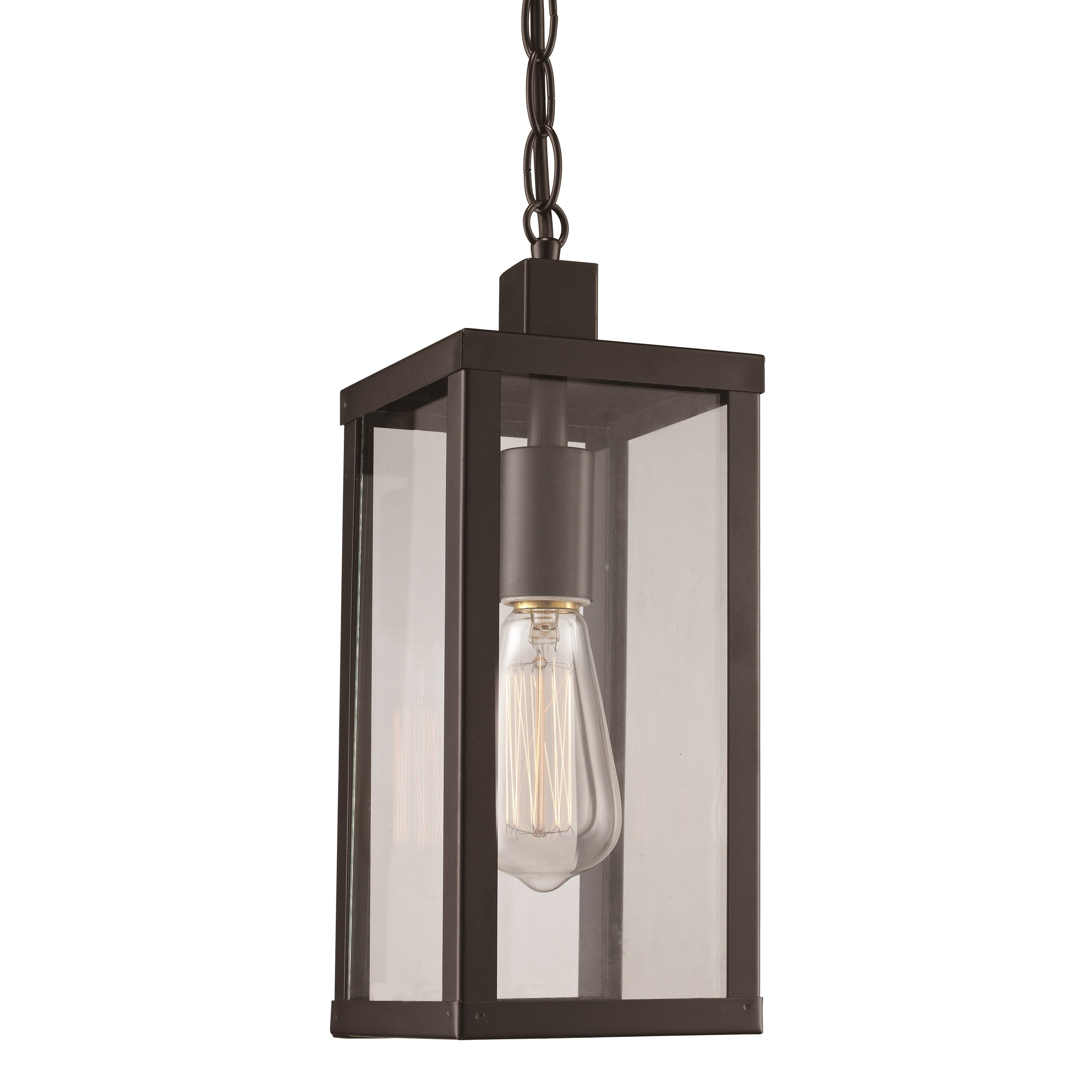Oxford Black 1-light Hanging Lantern - Mycitystee
