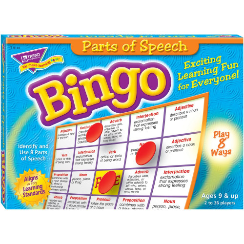 Trend Parts of Speech Bingo Game (T6134) - Mycitystee