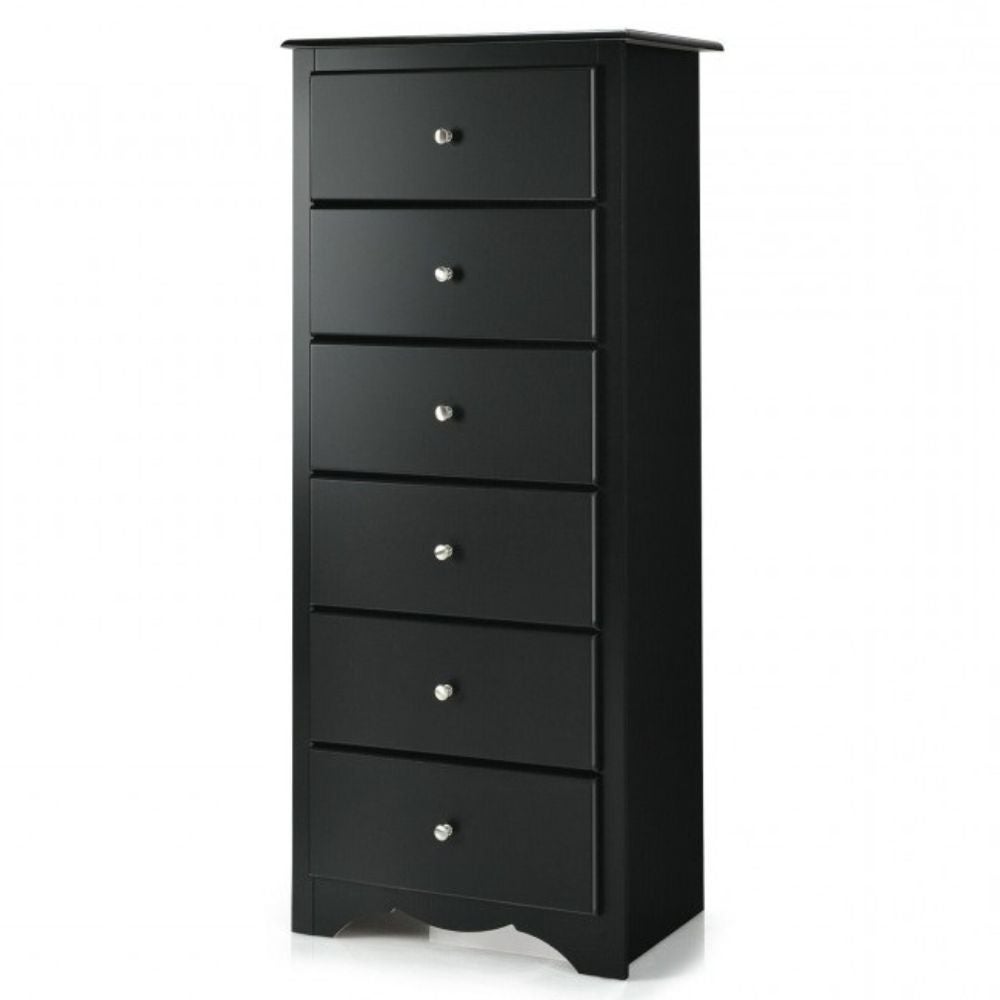 Modern 6 Drawer Tall Wood Dresser Chest - - 36069134 - Mycitystee
