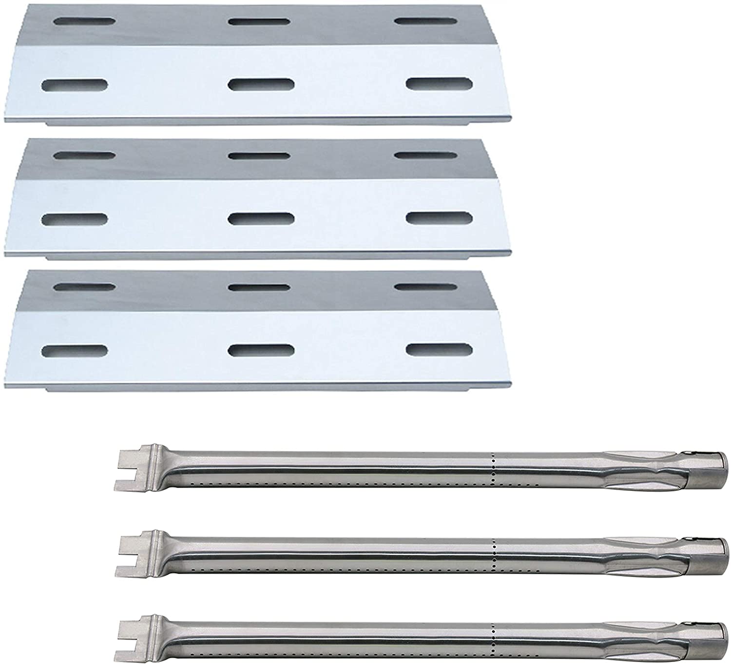 Repair Parts Kit for Ducane S3200-LP, S3200-NG, S3400-LP, S3400-NG, S5200-LP, S5200-NG, S5400-LP, S5400-NG Grills, Burners & Heat Plates Set - Mycitystee